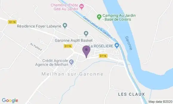 Localisation Meilhan sur Garonne - 47180