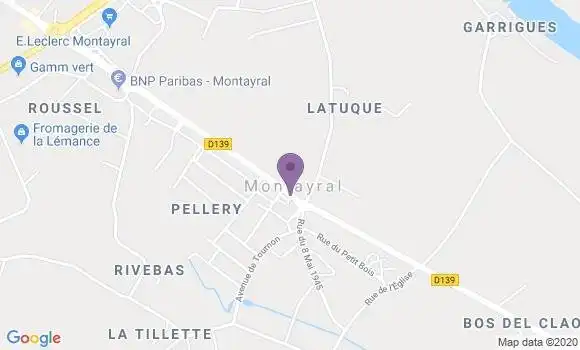 Localisation Montayral Bp - 47500