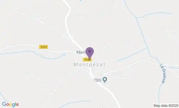 Localisation Montpezat Ap - 47360