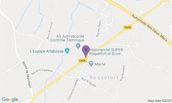 Localisation Roquefort Bp - 47310