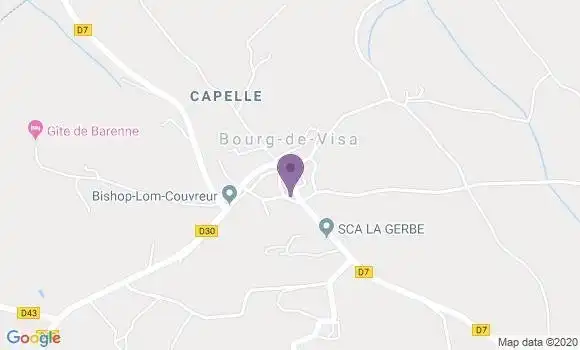 Localisation Saint Maurin Ap - 47270