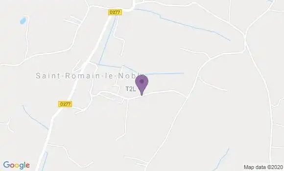 Localisation Saint Romain le Noble Ap - 47270