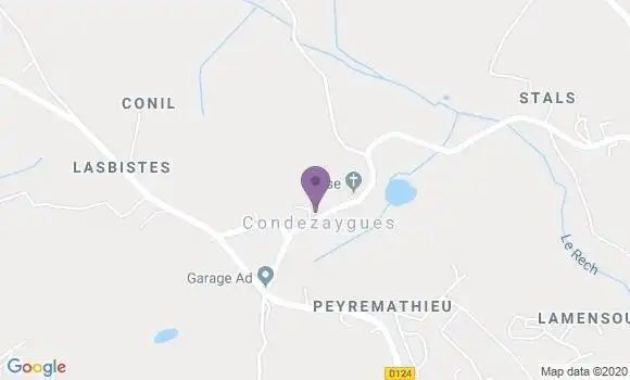 Localisation Saint Vite Bp - 47500