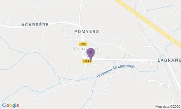 Localisation Samazan Ap - 47250