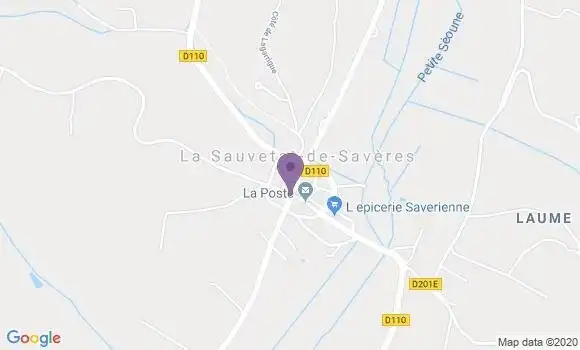Localisation La Sauvetat de Saveres Ap - 47270
