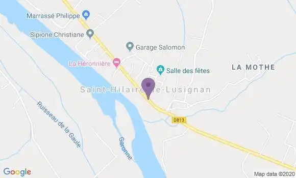 Localisation Serignac sur Garonne Bp - 47310