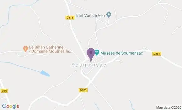 Localisation Soumensac Ap - 47120