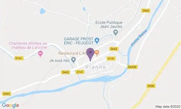 Localisation Vianne Bp - 47230