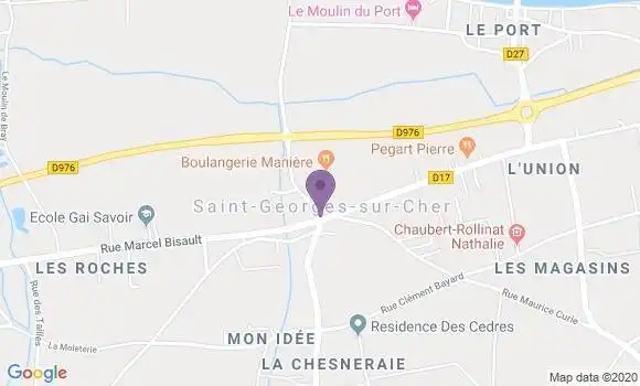 Localisation Saint Georges Ap - 47370