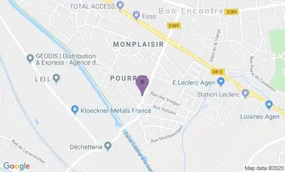 Localisation Boe Cites Bp - 47550