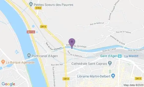 Localisation Agen Bp - 47000