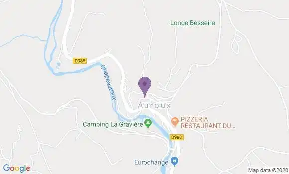 Localisation Auroux Bp - 48600