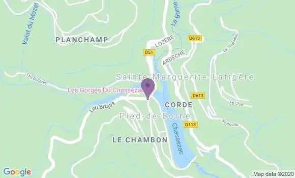 Localisation Pied de Borne Ap - 48800