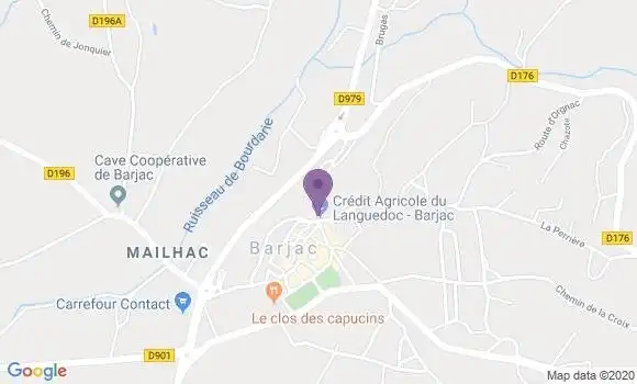 Localisation Barjac Bp - 48000