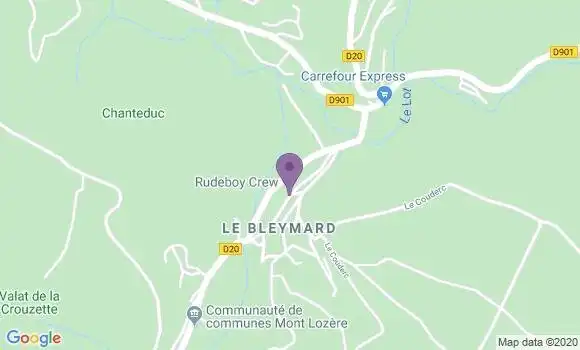 Localisation Le Bleymard Bp - 49190
