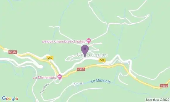 Localisation Cassagnas Ap - 48400