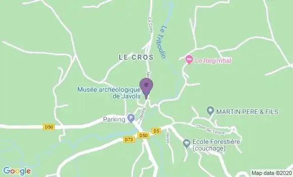 Localisation Javols Ap - 48130
