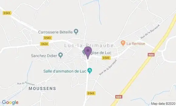 Localisation Luc Bp - 48250