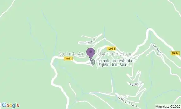 Localisation Rouve Bas Ap - 48240