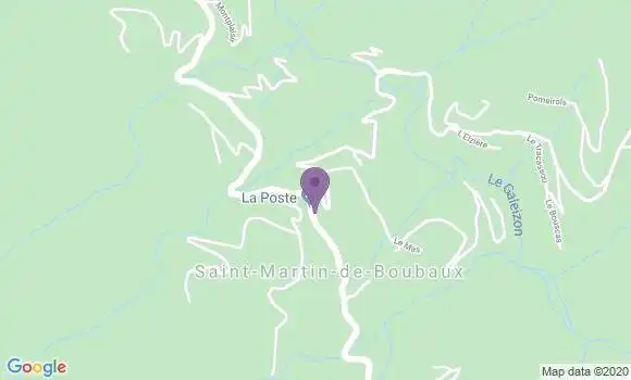 Localisation Saint Martin de Boubaux Bp - 48160