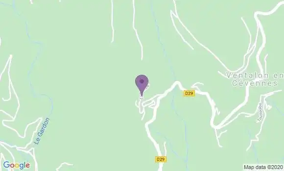Localisation Saint Privat de Vallongue Bp - 48240