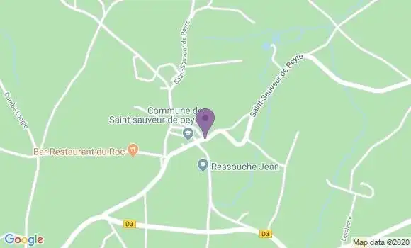 Localisation Saint Sauveur de Peyre Bp - 48130