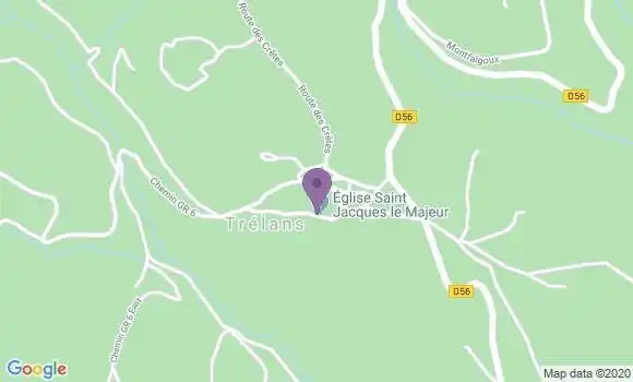Localisation Trelans Ap - 48340