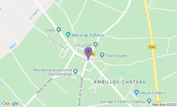 Localisation Ambillou Chateau Ap - 49700