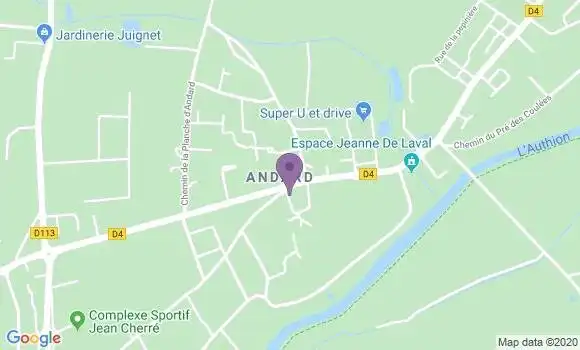 Localisation Andard Bp - 49800