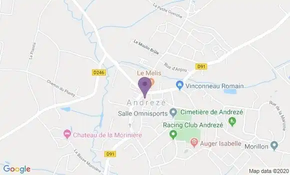 Localisation Andreze Ap - 49600