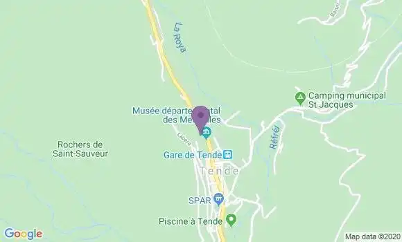Localisation Tende - 06430
