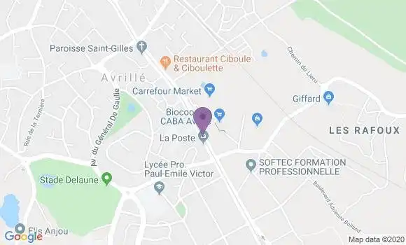 Localisation Avrille - 49240