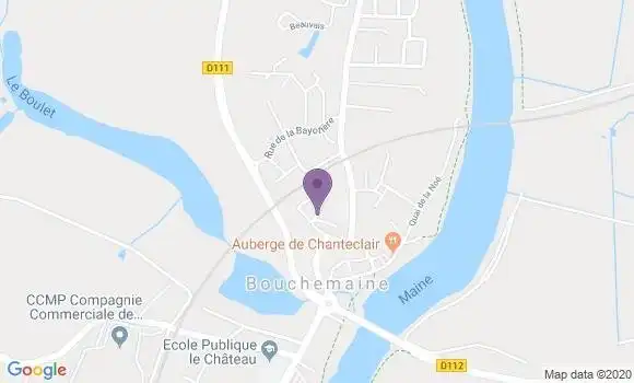 Localisation Bouchemaine Bp - 49080