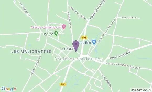 Localisation Brain sur Allonnes Bp - 49650