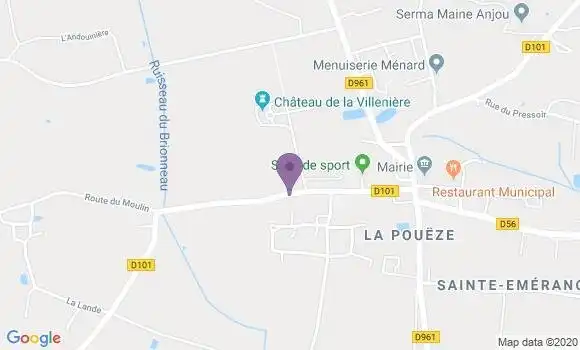 Localisation Brain sur Longuenee Ap - 49220