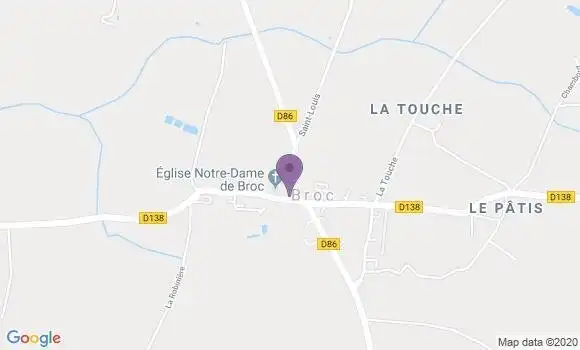 Localisation Broc Ap - 49490