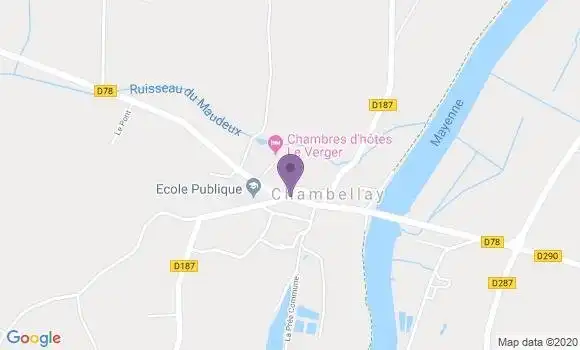 Localisation Chambellay Ap - 49220