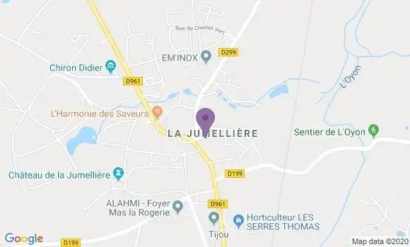 Localisation Chanzeaux Ap - 49750