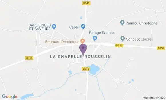 Localisation La Chapelle Rousselin Ap - 49120