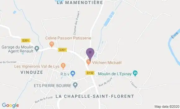 Localisation La Chapelle Saint Florent Ap - 49410