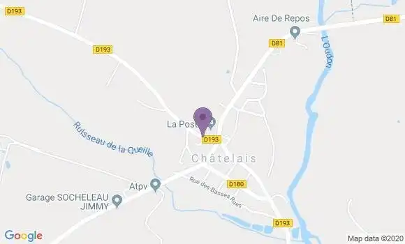 Localisation Chatelais Ap - 49520