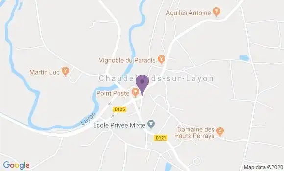 Localisation Chaudefonds sur Layon Ap - 49290