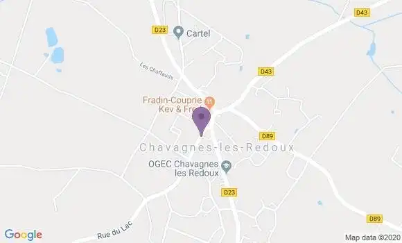 Localisation Chavagnes Ap - 49380