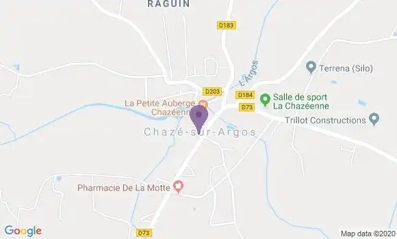 Localisation Chaze sur Argos Ap - 49500
