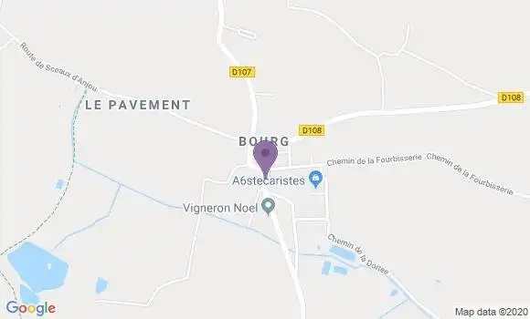 Localisation Cheffes Bp - 49125
