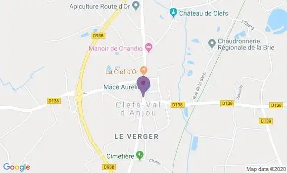 Localisation Clefs Ap - 49150