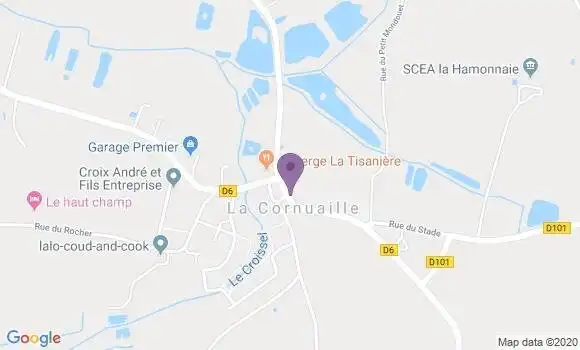 Localisation La Cornuaille Ap - 49440