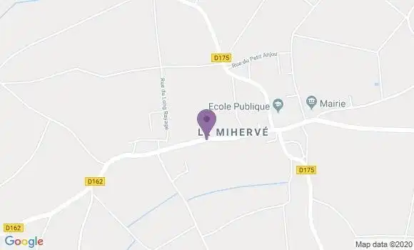 Localisation Courchamps Ap - 49260
