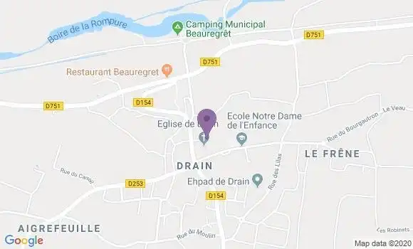 Localisation Drain Ap - 49530