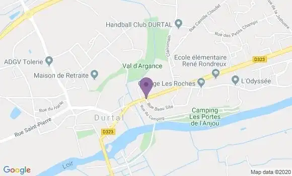 Localisation Durtal - 49430